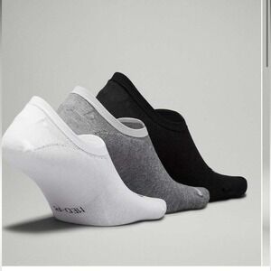 Lululemon Womens Daily Stride Comfort No-Show Sock 3 Pack size medium NWT